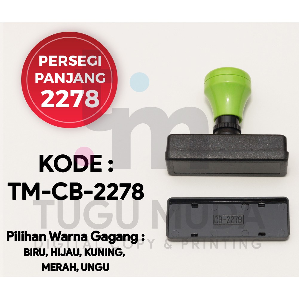 

Gagang Flash Stamp PERSEGI PANJANG 2278 (22x78mm) -TM-CB-2278