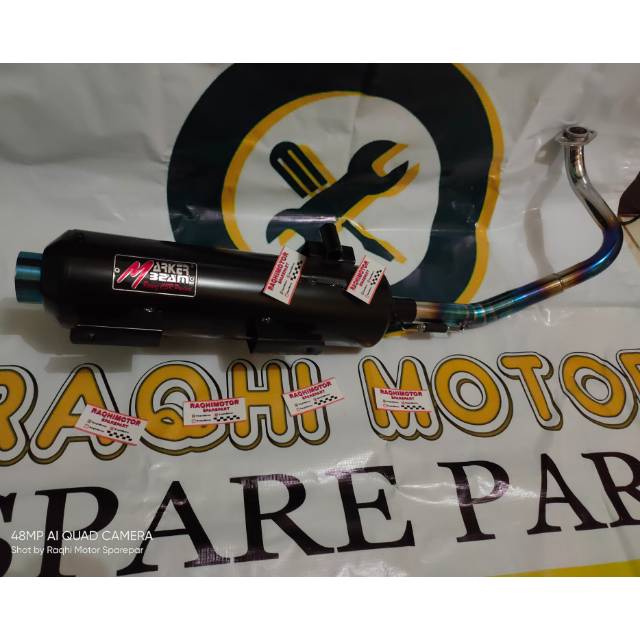 Knalpot Racing Tsugi Vario 150 / Vario 125 Cbs - Knalpot Tsugi Markerbeam Pelangi