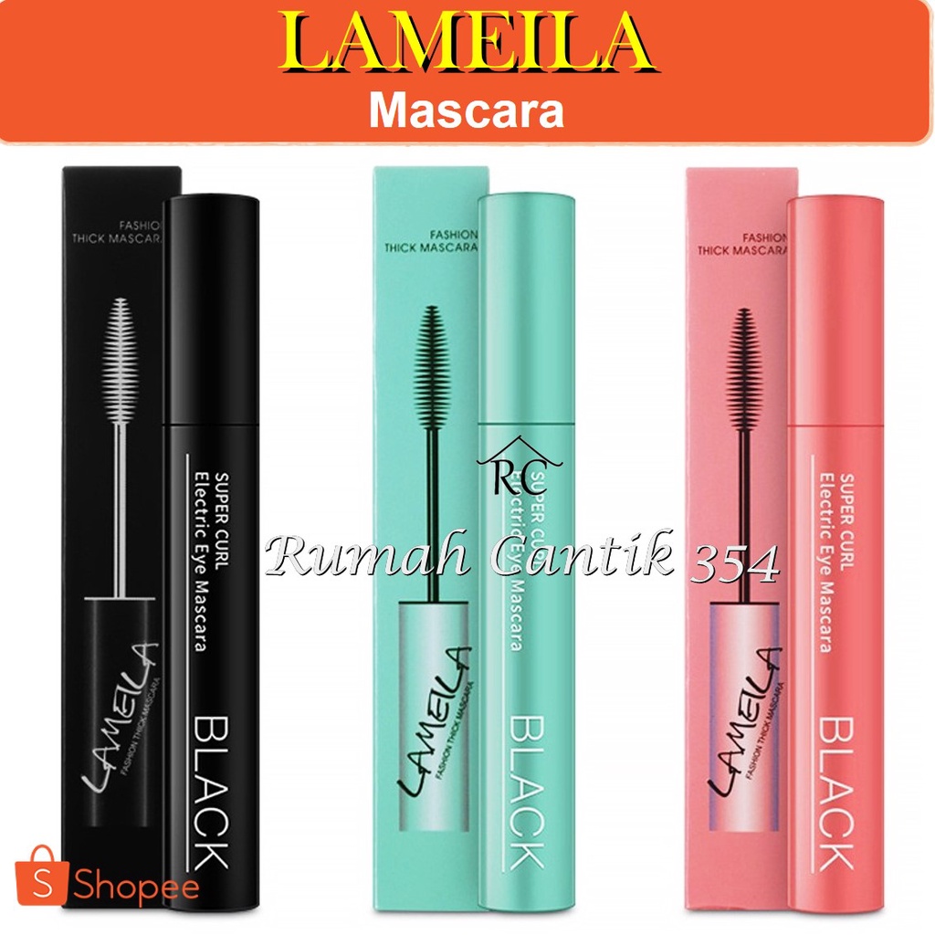 Lameila Super Curl Electric Eye Mascara Rumah Cantik 354 Mascara Curling Yang Membuat Bulu Mata Lebih Indah dan Panjang serta Tahan Lama