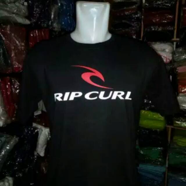 BAJU KAOS RIPCURL HITAM