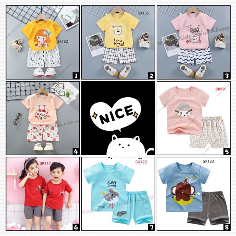 BAJU SETELAN ANAK PEREMPUAN IMPORT / BAJU ANAK PEREMPUAN MURAH 0-6TAHUN