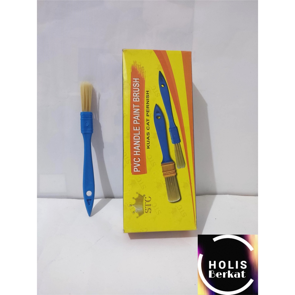 Kuas / Koas Bulu Panjang Gagang Fiber 1/2 Inch