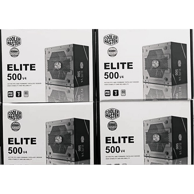 Power Supply COOLER MASTER ELITE 500 V4, 500 Watt 80 Plus