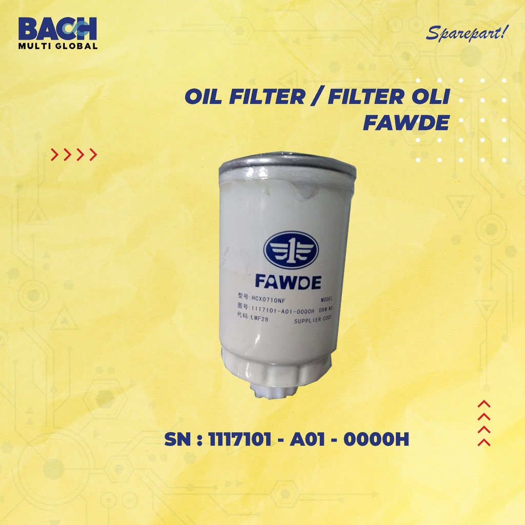 Jual Fuel Filter / Filter Solar Genset Fawde 30 Kva 1117101A010000H