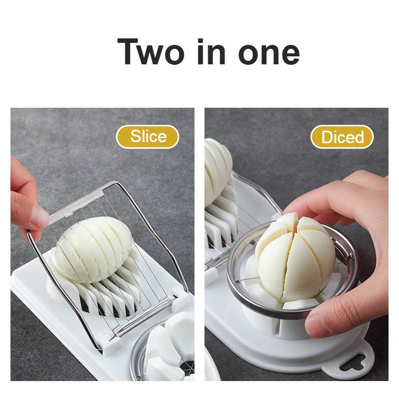 EGG SLICER CUTTER ALAT PEMOTONG TELUR REBUS 2 IN 1