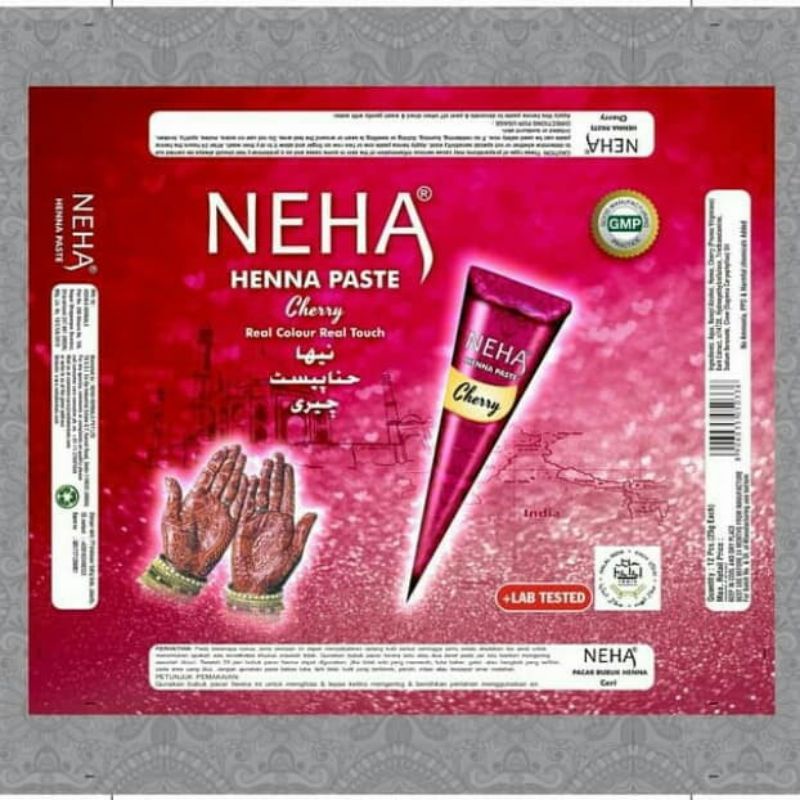 Medan termurah Halal Henna tangan one henna cantik BPOM