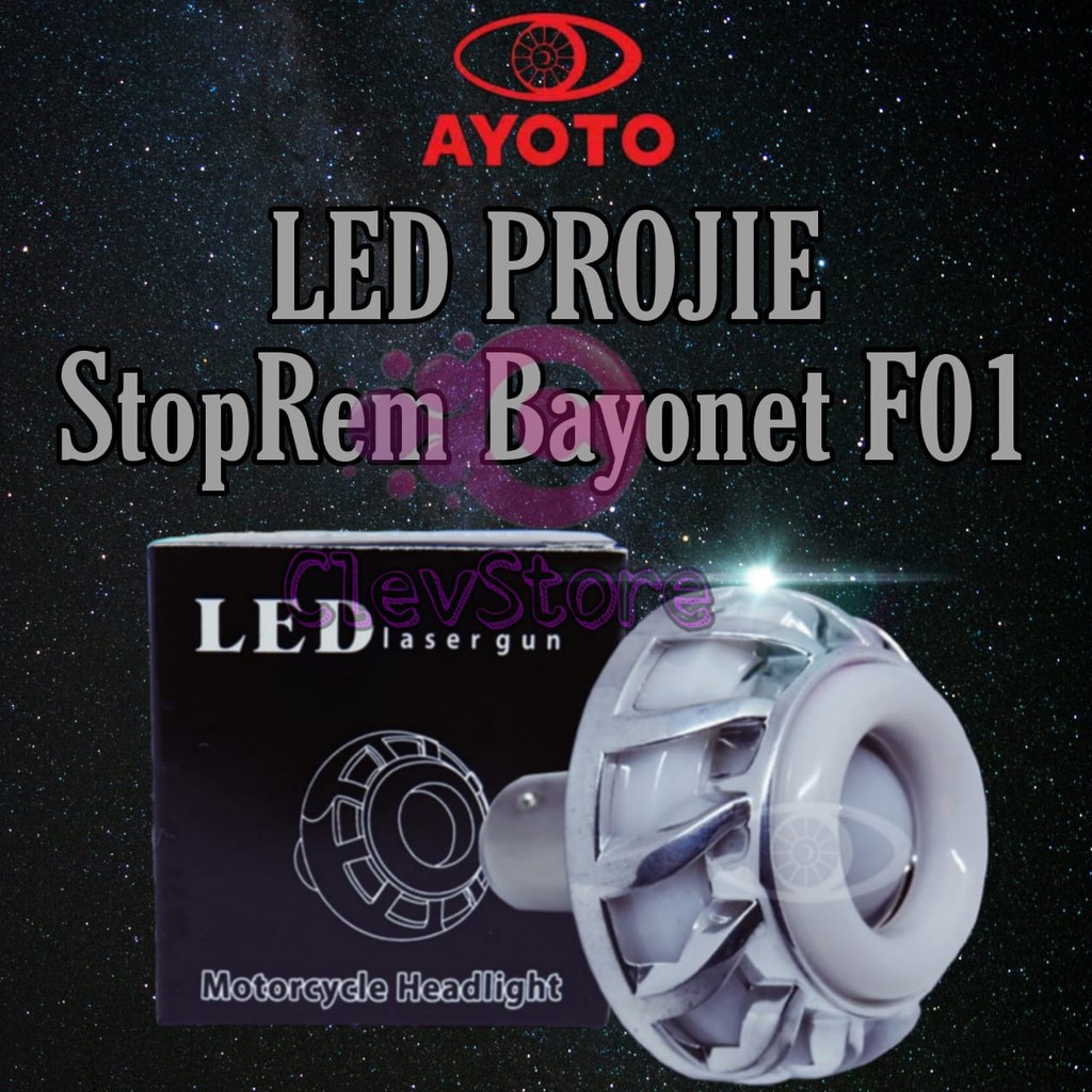 LAMPU Rem Projie LED AYOTO F 01 Arus DC