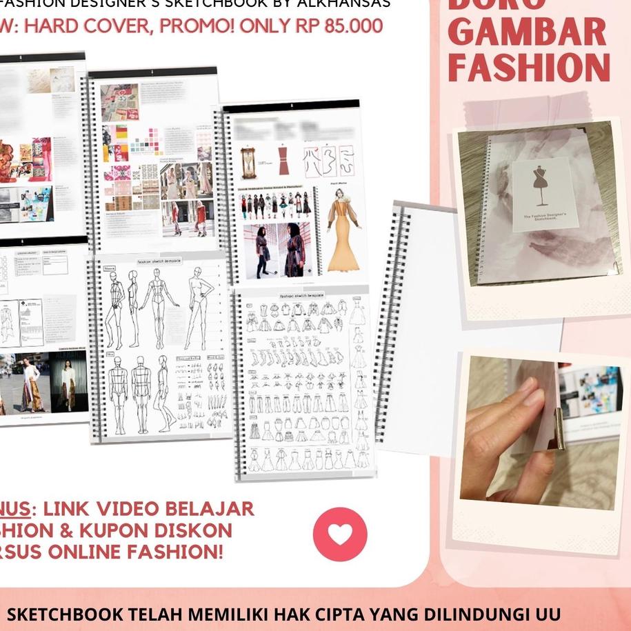 

[PROMO VST41] Alkhansas - Buku Gambar Fashion Designer (Fashion Designer's Sketchbook) Volume 8 Dijual