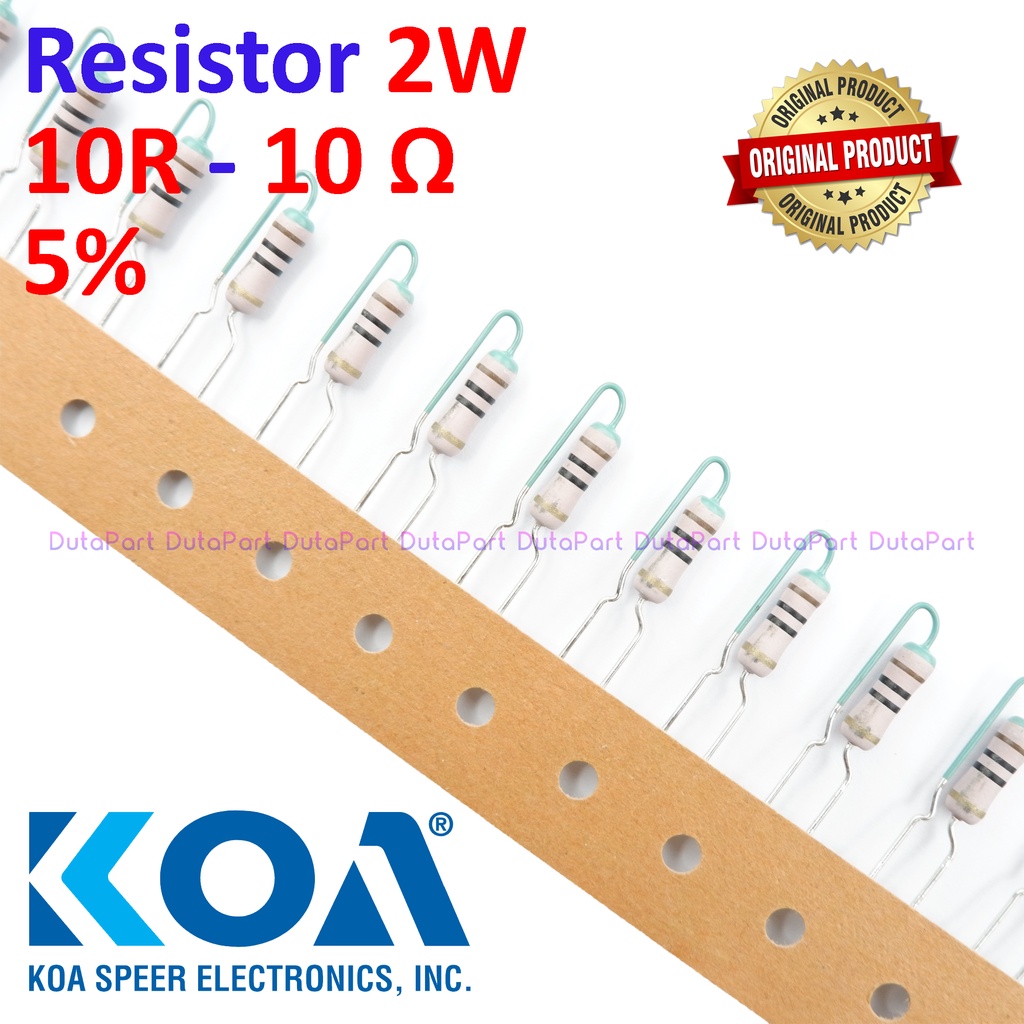 Resistor 10 Ohm 2 Watt 5% ORIGINAL KOA 2W 10R HIGH QUALITY