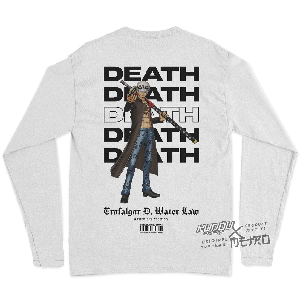 Longsleeve Law The Death  Anime Manga One Piece Trafalgar D Water Law Premium