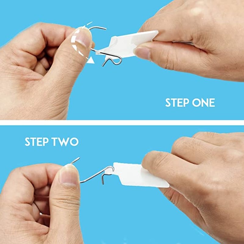 [1Pc Supermarket snack Plastic hanging strips] [Multifunction Adhesive Nail-Free Store Hang Snacks Display Hanger Hooks ][Useful Pvc Merchandising Clip Strips]