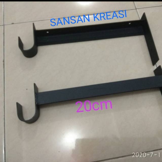 siku rak besi & gantungan baju