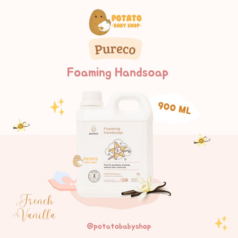 Pureco Foaming Handsoap 900 ml - Sabun Cuci Tangan Foam