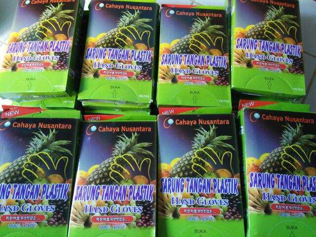 Hand Glove / Sarung Tangan Plastik Cap Strawberry Handglove