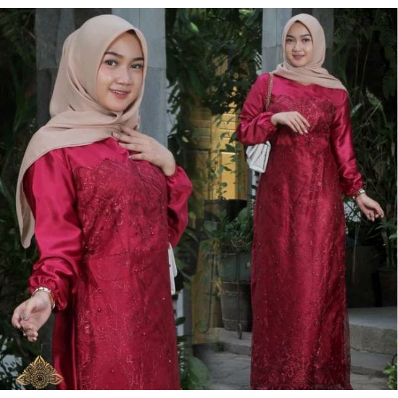Baju Kondangan gamis broklat