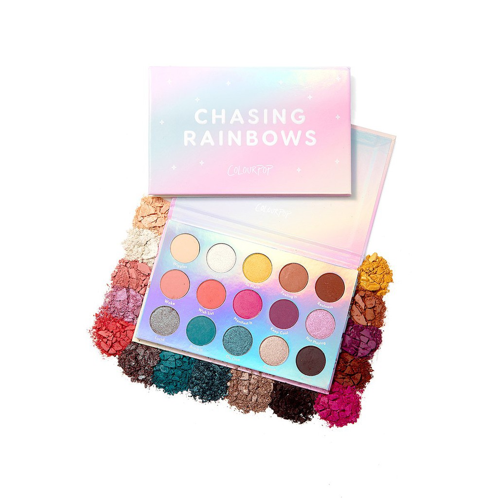 Colourpop Chasing Rainbows Eye Shadow Pressed Powder Palette