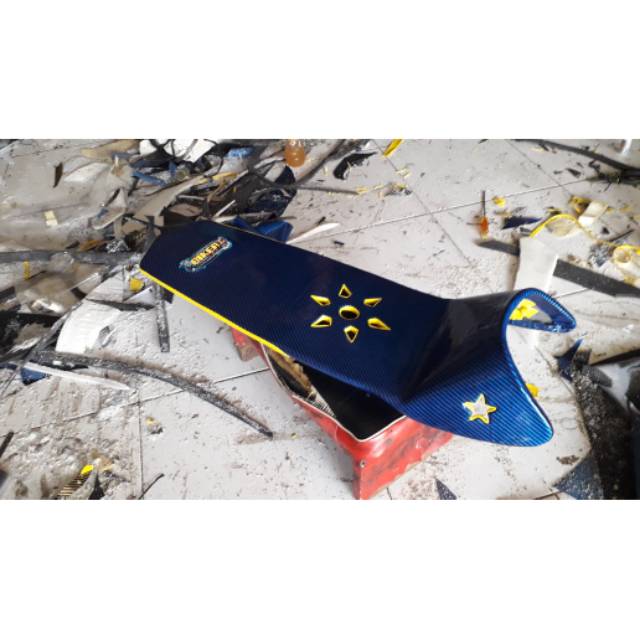 Jok vixion old slim - jok vixion variasi - jok slim variasi lubang