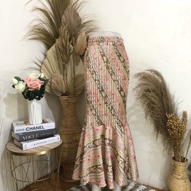 Gallery kebaya - Rok duyung plisket batik / rok span / mermiad / rempel / rok batik kondangan