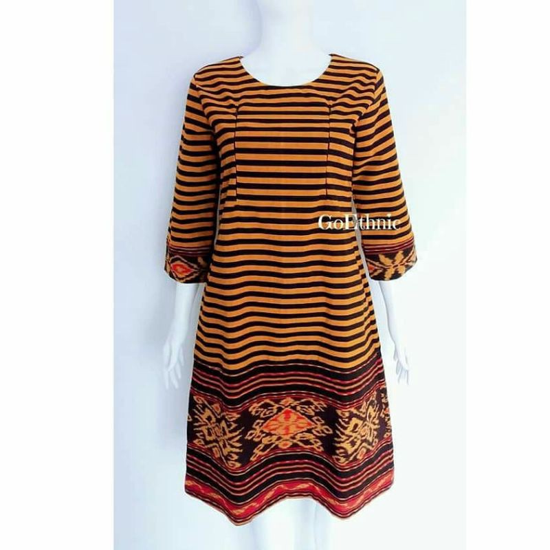 Dress tenun etnik baju tenun jepara  DTB84