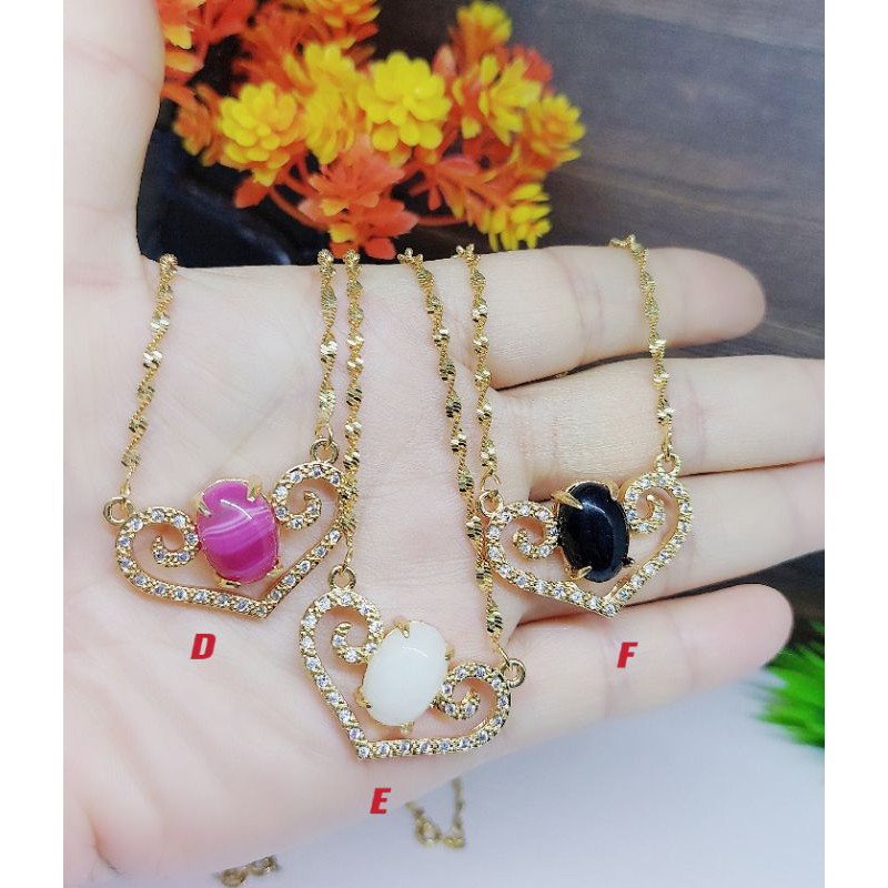 Kalung xuping permata lapis emas 24k