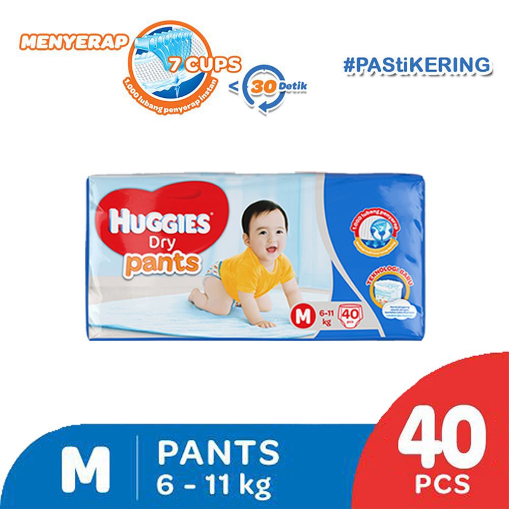Silakan Order Huggies Dry Pants Popok Celana   M40