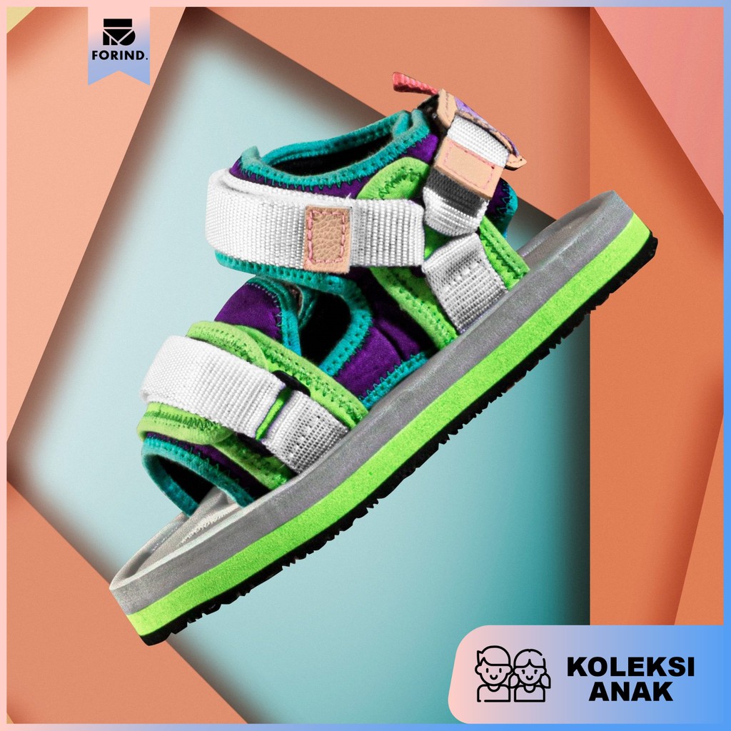 Catalyst Mini Jolly Bitz | Sandal Gunung Anak Hitam Sendal Kids Laki Cewek Kid | FORIND Navara