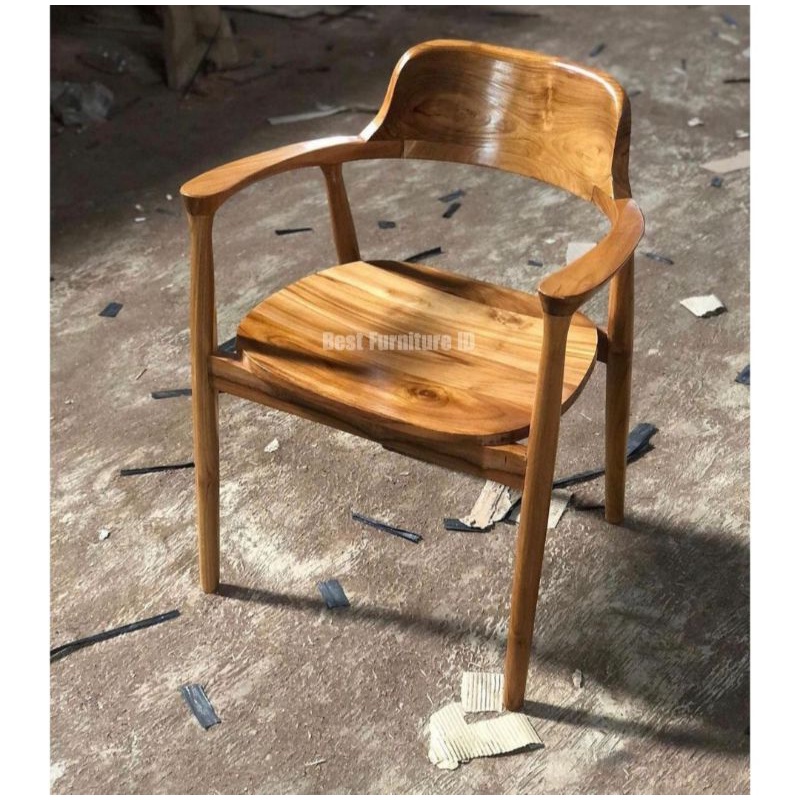 Jual Kursi Cafe Hiroshima Kursi Makan Hiroshima Kayu Jati Shopee