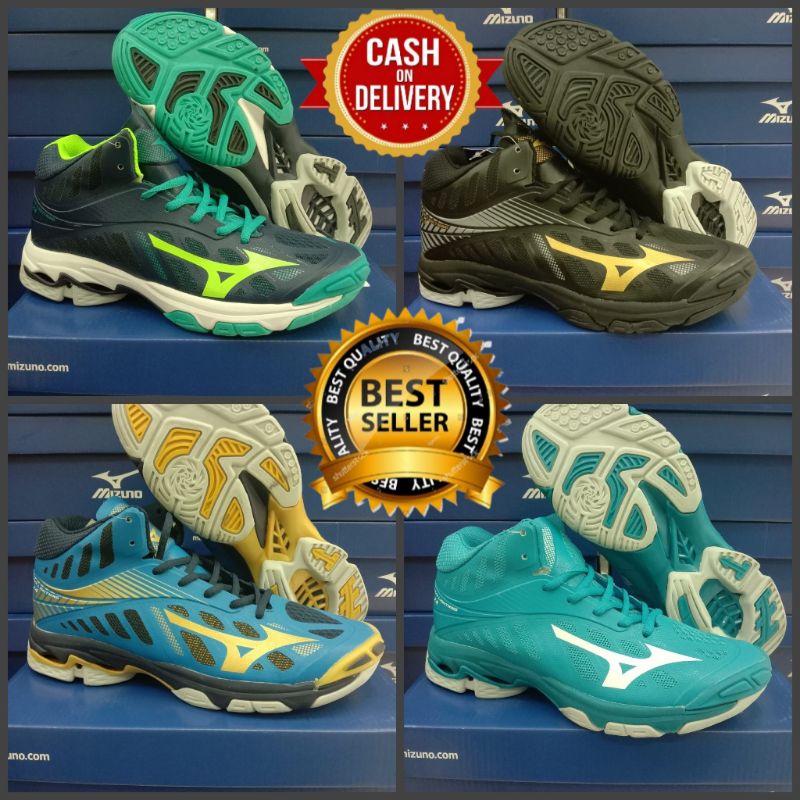 SEPATU VOLLY MIZUNO WLZ 4 MID - MIZUNO WAVE LIGHTNING Z4 - MIZUNO WLZ 4 SUPER PREMIUM