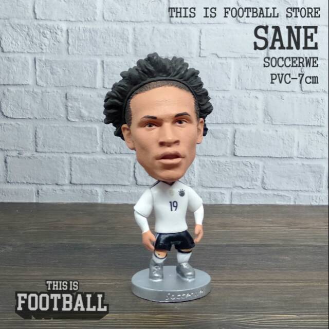 Action Figure Soccerwe Kodoto Miniatur Mainan Bola Unik Leroy Sane Timnas Jerman Original