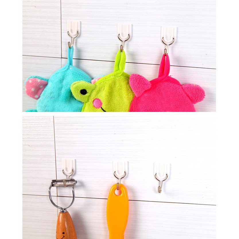 1 Set 6pcs - Hanger Gantungan Baju Pakaian Kunci Handuk