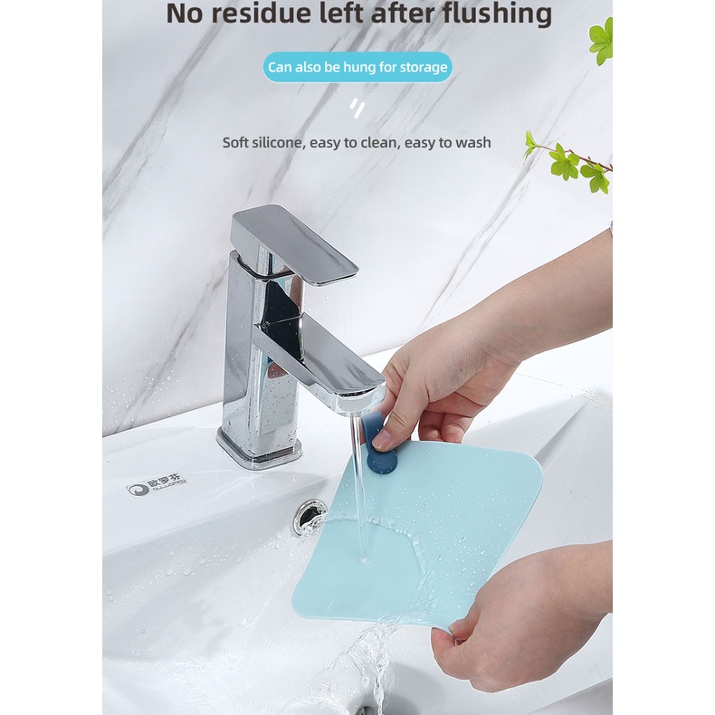 ECOCO Floor Drain Deodorant Mat Transparent - Penutup Lubang Saringan Got Kamar Mandi Silikon Transparan Anti Bocor Bau Kecoak