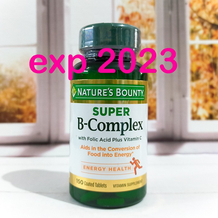 Nature's Nature Bounty Super B-Complex Kompleks Vit Vitamin B 150 tab
