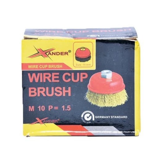 Sikat Kawat Mangkok Baja 3 inch / Xander Sikat Mangkok Cup Brush