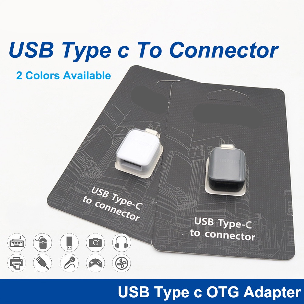 Kabel Adapter Konverter USB Ke Tipe C Male Ke USB Female