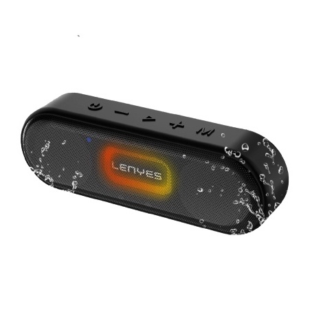 LENYES S819 Speaker Bluetooth 5.0 20W RGB waterproof ipx6 outdoor wireless TWS HIFI SOUND original