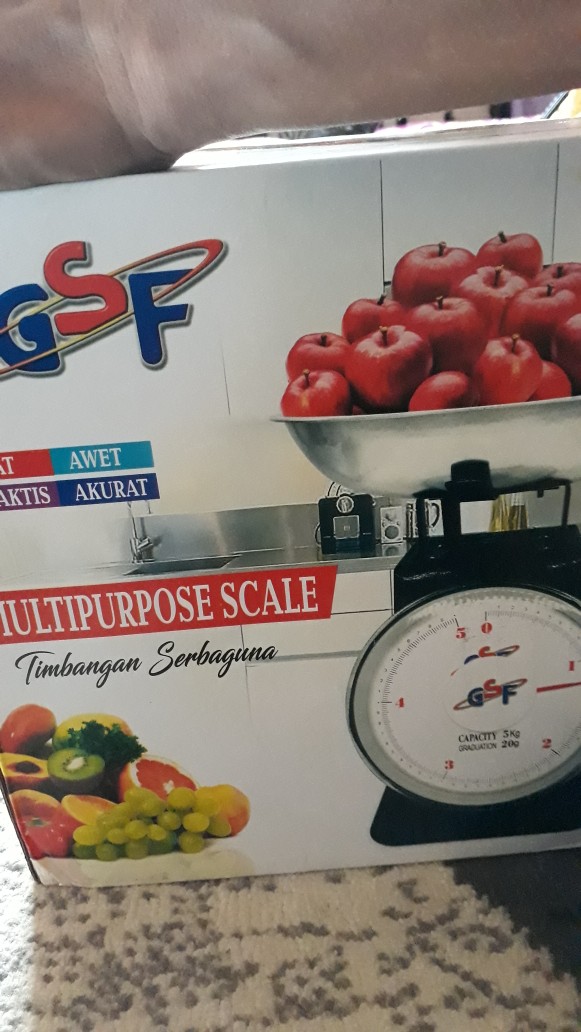 Timbangan Buah Dagang Laundry Daging Analog Manual 20kg