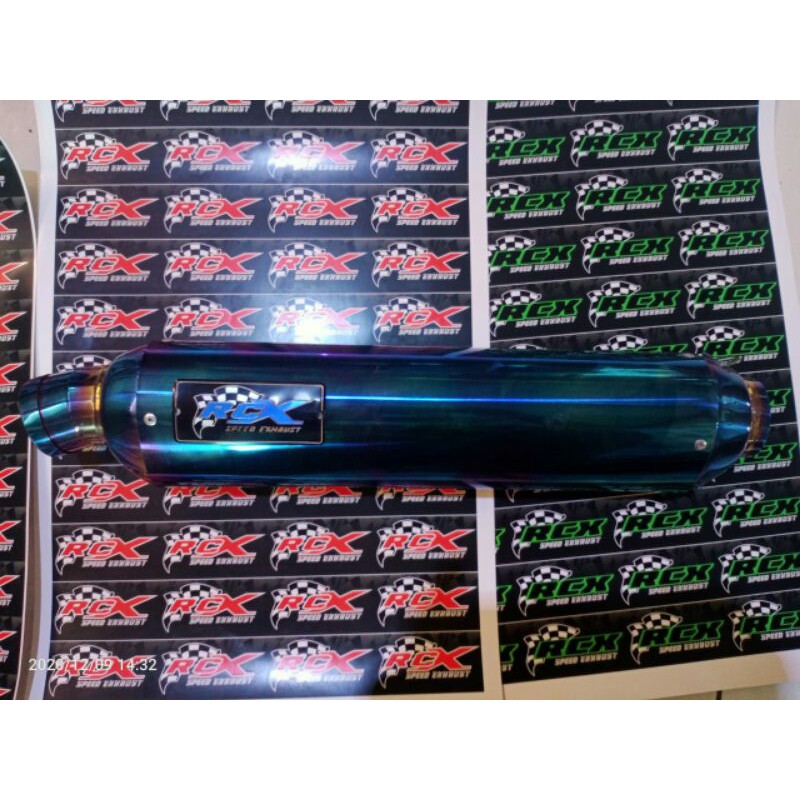 slenser kenalpot rcx speed exhaust