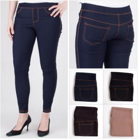 Celana Jegging Jeans Standart/ Celana Panjang Wanita legging Jeans Murah