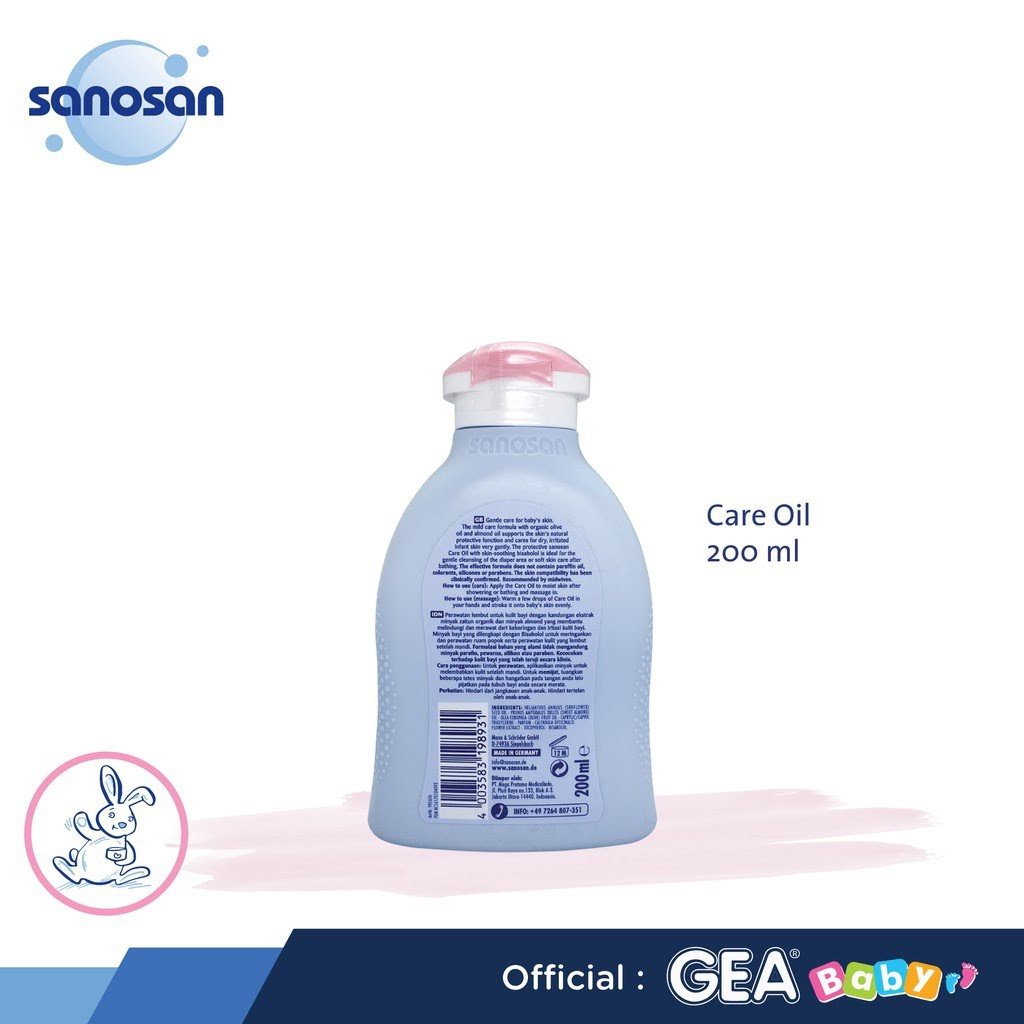 Sanosan Care Oil 200ml - Baby Oil - Minyak Pijat Bayi