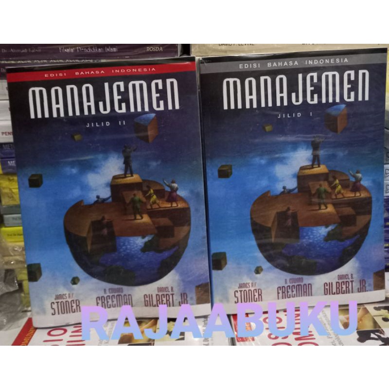manajemen  edisi bahasa indonesia jilid 1 dan 2 by James Af.Stoner