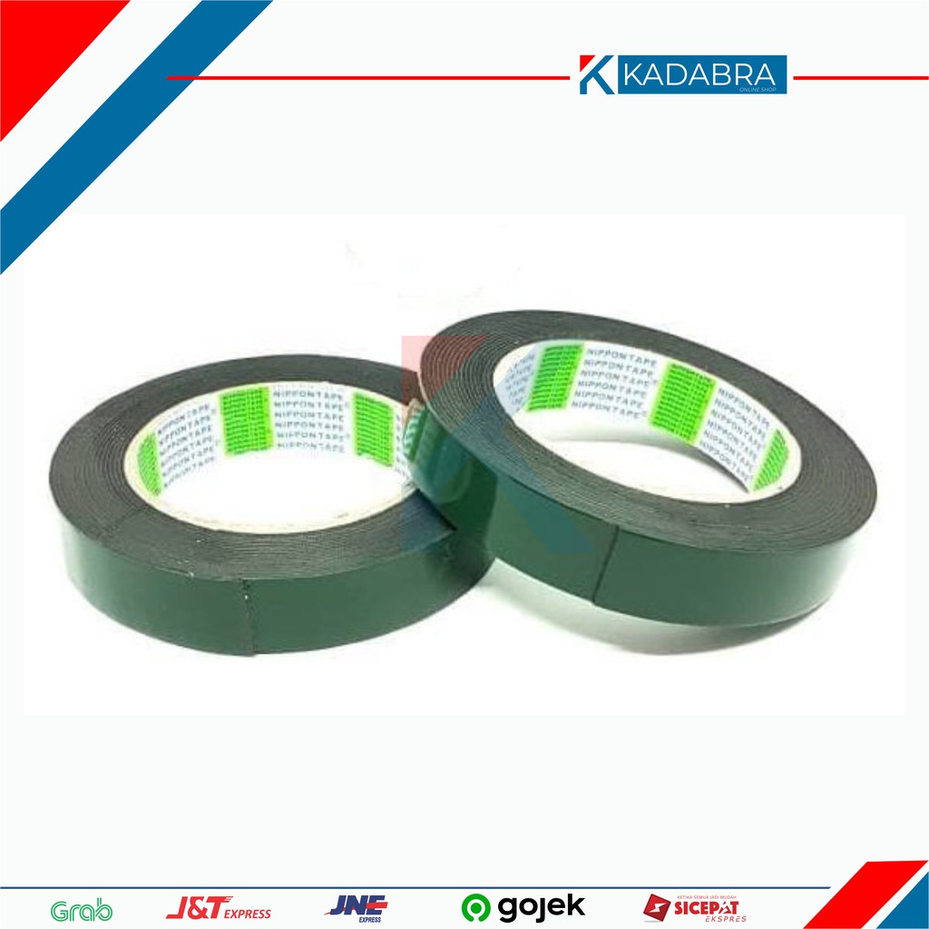 

NIPPON TAPE-DOUBLE TAPE PE FOAM HIJAU 23MM