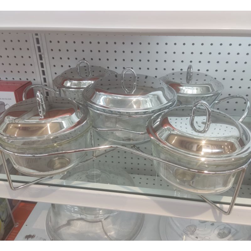 Delicia food warmer/penghangat makanan set 5pcs