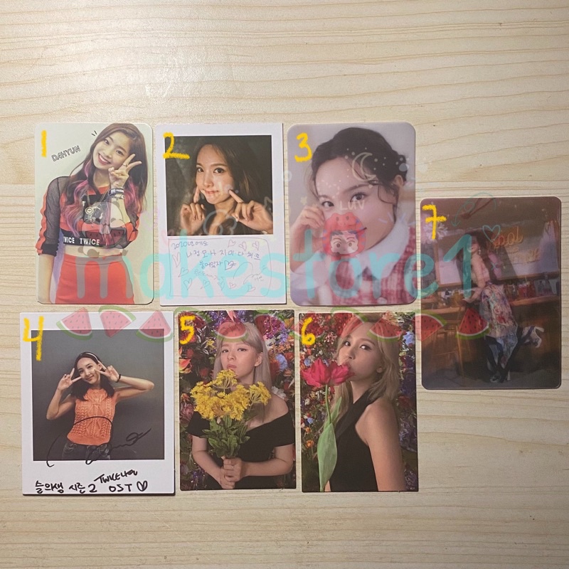 PC Twice Dahyun tsb the story begins Nayeon dicon lenticular polaroid pola hospital playlist hosplay