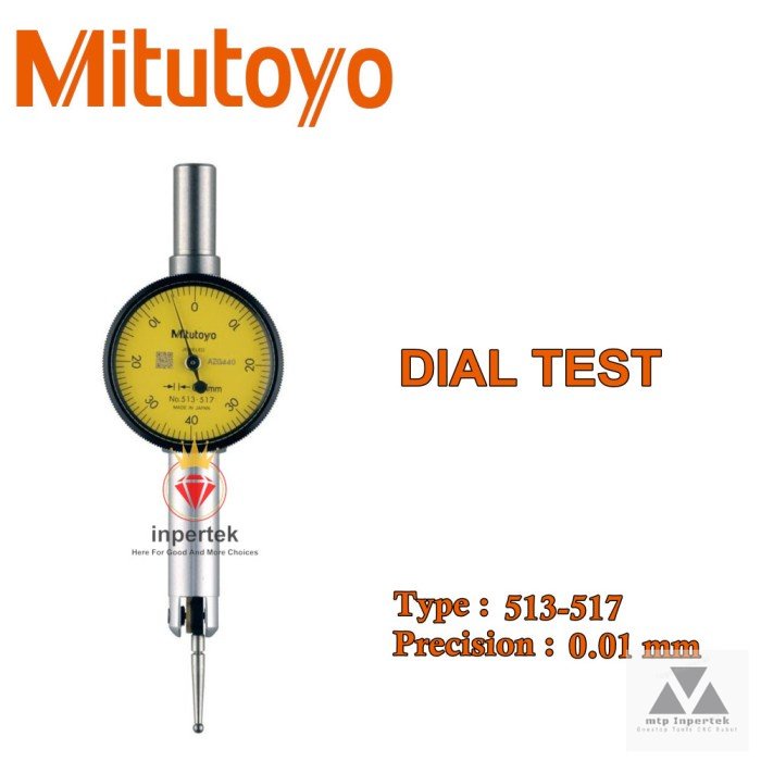Dial MITUTOYO 513-517 Dial Test Mitutoyo ORI Dial indicator 513 mtpmtp