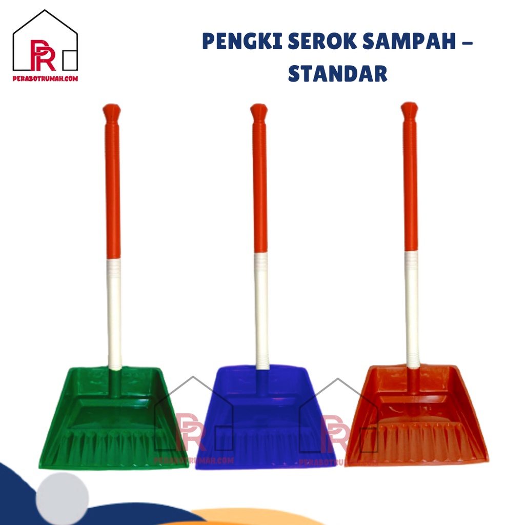 Serok Sampah - Pengki Warna / Engkrak Serokan / Pengki Set Pembersih Rumah