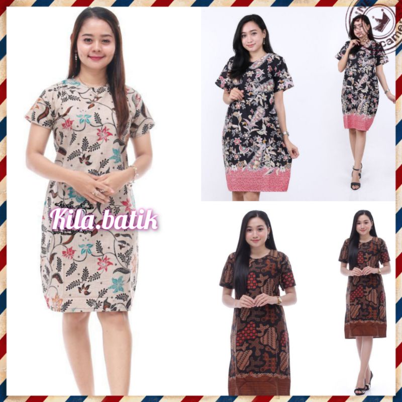 Dress batik modern &amp; original S.M.L.XL.XXL