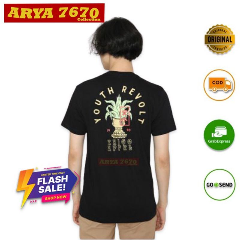 [PROMO] Erigo T-Shirt Seaweed Black Original Size M - Harga Termurah