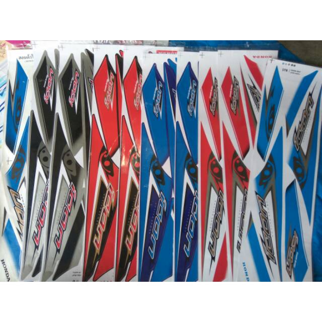 Sticker stiker motor striping thailand  mata beat karbu