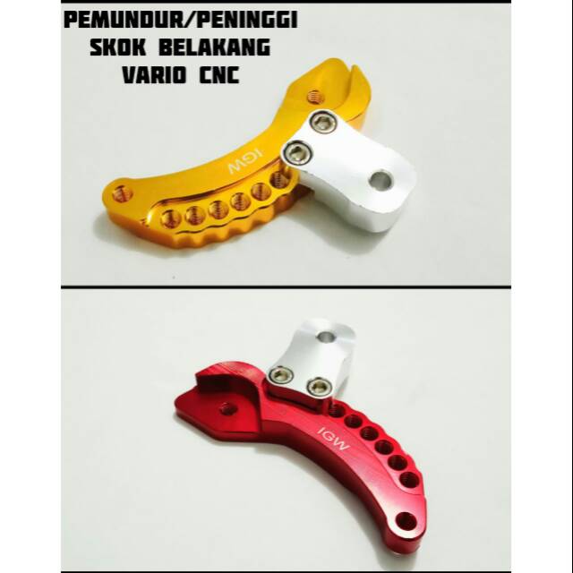 Pemundur/peninggi skok belakang vario beat mio