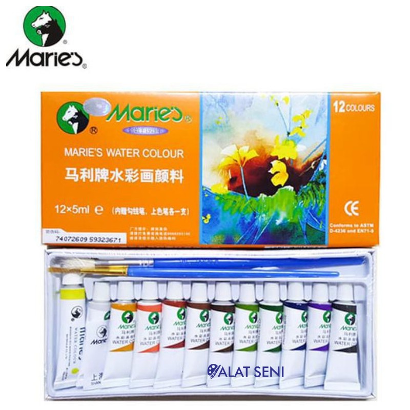 

Maries Watercolor 18 X 5 mL set 18 - E.1327